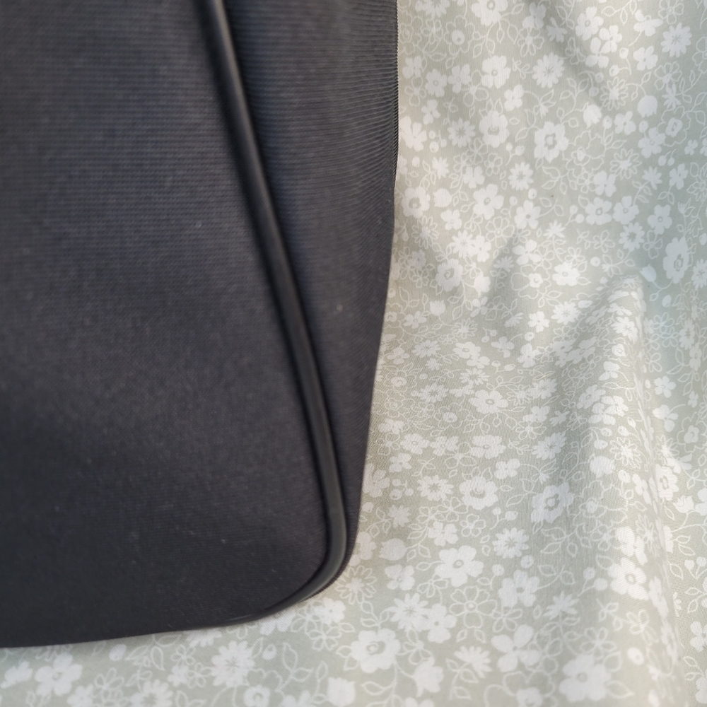 Calvin Klein Black Canvas Travel Bag, Luggage - Picture 8 of 12